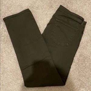 Dark green straight leg Lucky jeans size 30